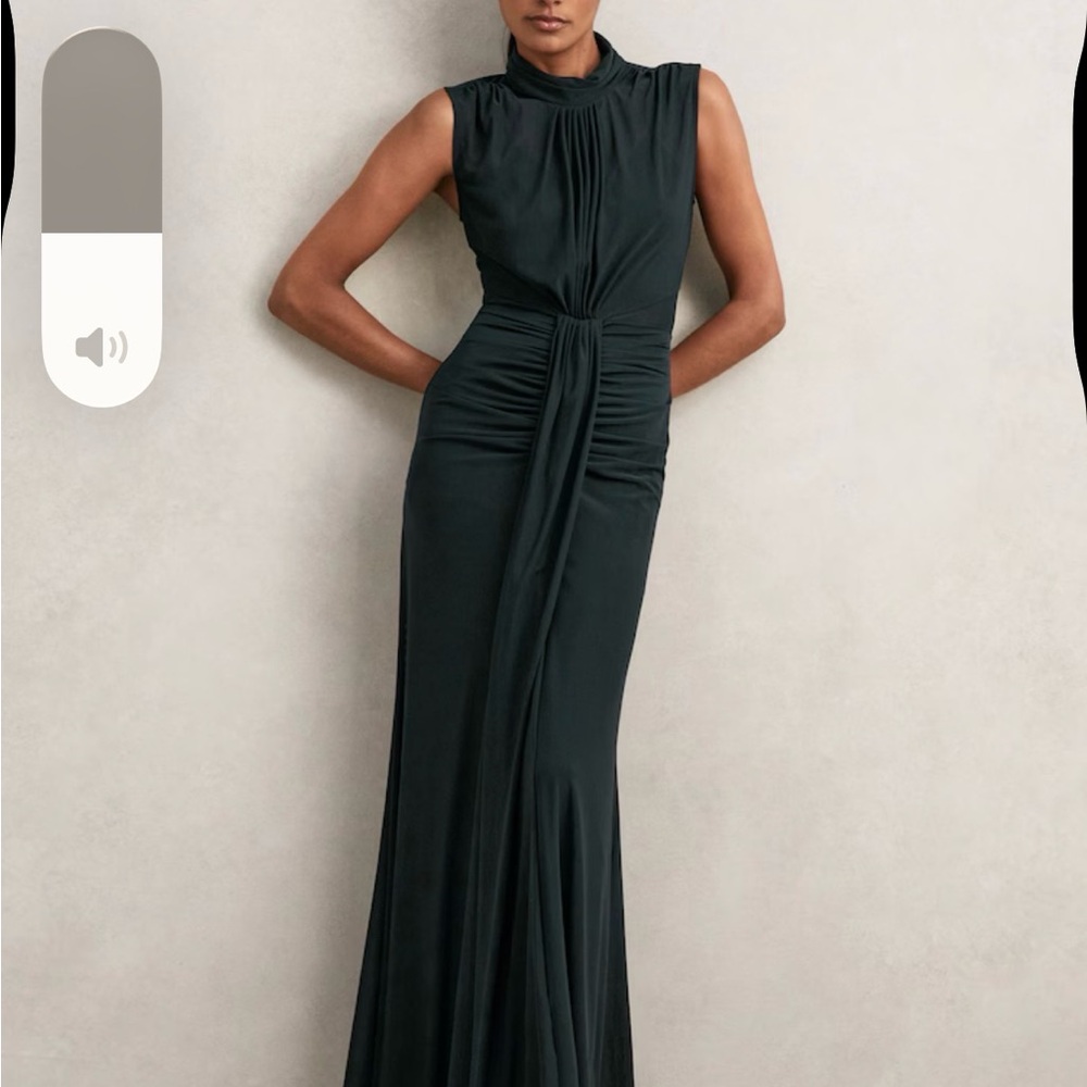 Reiss Elegant Teal Maxi Dress